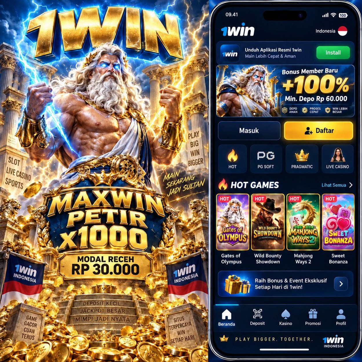 1WIN - Situs Resmi 1win Daftar & Download Terbaru